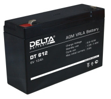 акк. Delta VRLA 6-12 (6В, 12А*ч) (10)