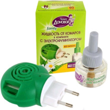 Комплект от комаров Домовой: жидкость 60ночей+фумигатор Семейный (24)