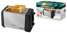 Тостер Ergolux ELX-ET03-C72 700Вт черный (12)