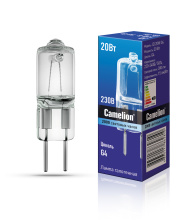 Лампа гал JD G4 220В 20Вт капсула Camelion (100)