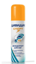 Дезодорант д/ног и обуви Дивидик Спорт 125мл (6/12)