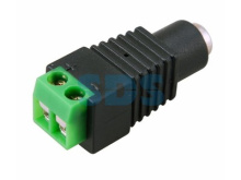 Разъем питания гнездо 2.1х5.5мм с клеммной колодкой Rexant (50)