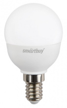 Лампа диод шар G45  5Вт Е14 3000К 350Лм SmartBuy (100)