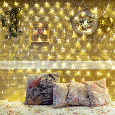 Сеть 180LED 3000К 1.8х1.5м IP20 Neon-Night (48)