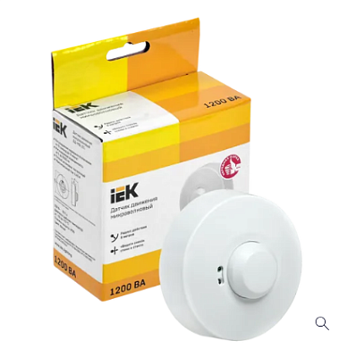 IEK ДД-МВ 101 1200Вт 360° 8м белый IP20 (10)