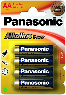 Panasonic  Alkaline Power LR 6 4/блистер (48/240)