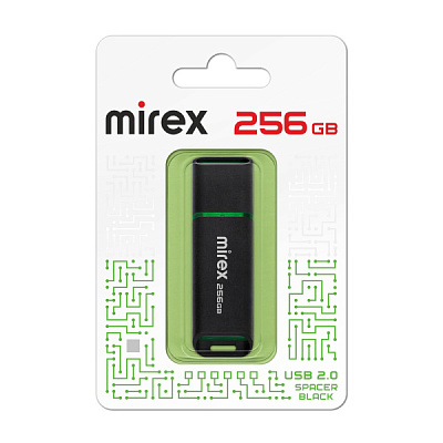 Флэш-диск Mirex_256GB Spacer черный