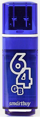 Флэш-диск SmartBuy 64GB USB 3.0 Glossy темно-син