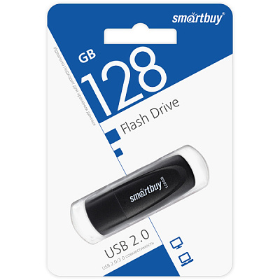 Флэш-диск SmartBuy_128GB Scout чёрный