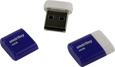 Флэш-диск SmartBuy 64GB LARA синий