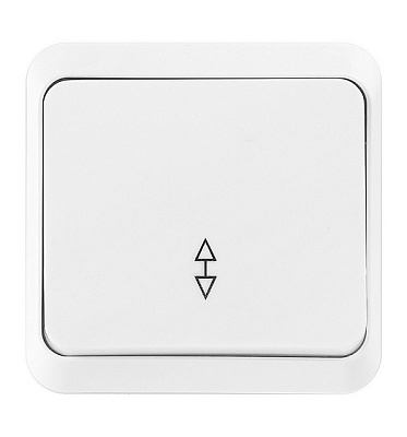 Выкл Smartbuy Юпитер 1кл проход белый (10/200)