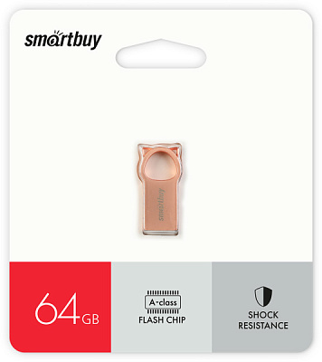 Флэш-диск SmartBuy 64GB MC5 Metal Kitty розовый