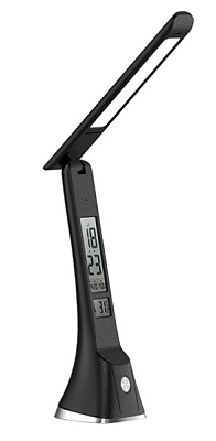 Св-к наст диод Ultraflash UF-821 С02 7Вт 3000-6500К 350Лм LCD черный (20)