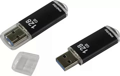 Флэш-диск SmartBuy_128GB USB 3.0 V-Cut черный