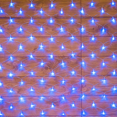 Сеть 150LED синий 1.5х1.5м IP20 Neon-Night (48)