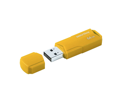 Флэш-диск SmartBuy 64GB Clue желтый