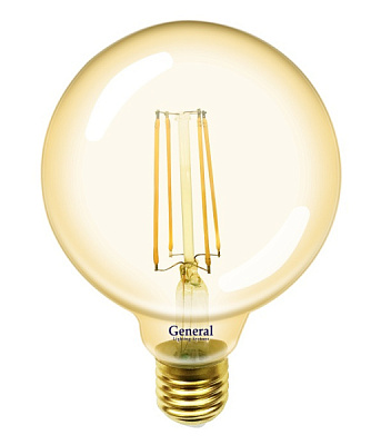 Лампа фил шар G95  8Вт Е27 2700К 810Лм General (20)