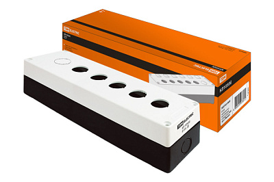 Kорпус TDM КП105(6) для кнопок 5-6мест белый (1)