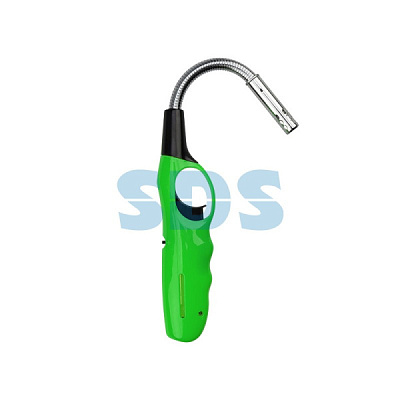 Зажигалка газовая Сокол СК-302W гибкая зеленый (144)