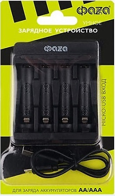 З/у Фаzа B-95USB (б/акк, 2*R3/R6,9В) (40)