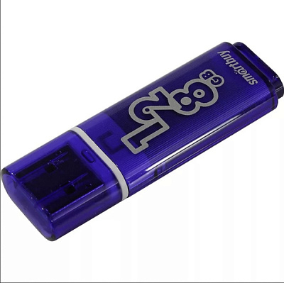Флэш-диск SmartBuy_128GB USB 3.0 Glossy синий