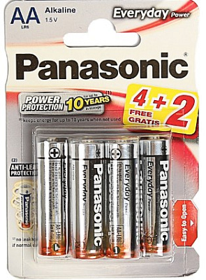 Panasonic  Everyday LR 6 6/блистер (72)