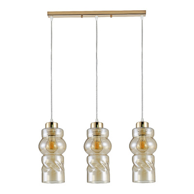 Св-к подвес 3хЕ27 Экономсвет 30115/3GD AMB