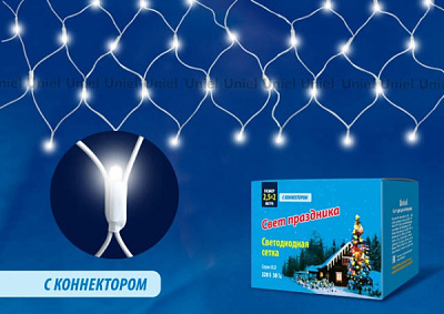 Сетка Uniel 240LED белый 2,5х2м мерцание IP67 (6)