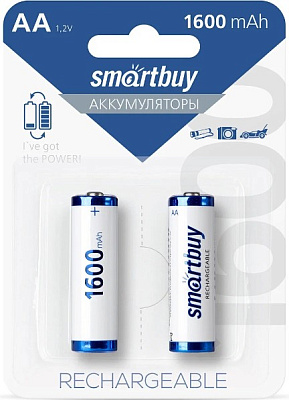 Акк NiMh R 6 1600мАч SmartBuy 2xBL (24/240)