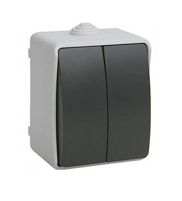 Выкл. IEK Форс 2кл. IP54 (10/100)