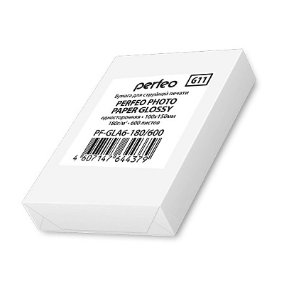 Бумага А6 Perfeo (100х150) 180/600 глянцевая (8)