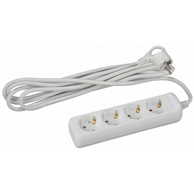 Удл 4гн  5м с/з ПВС 3500Вт 3x1мм² Эра (12)