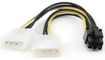 Разветвитель питания 2*Molex-PCI-E 6pin для подкл в/карты к б/п Cablexpert