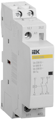 Контактор модульный IEK КМ20-20М AC (120)