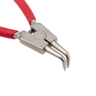 Щипцы для стопорных колец разжим загнутый 160 мм Rexant (6)