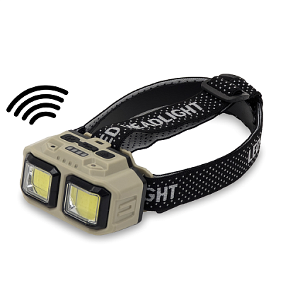 Фон налоб акк 2166 2xCOB TypeC датчик, индикатор