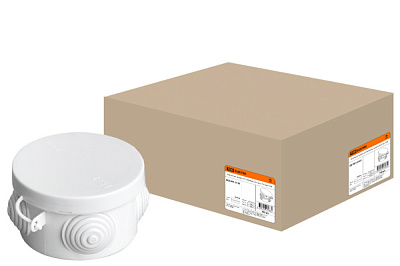 Коробка TDM ø65х40мм IP54 4ввода (180)