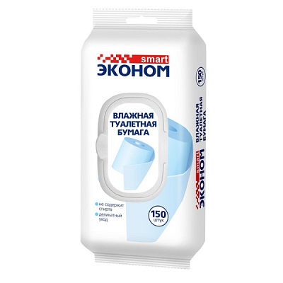 Туалетная бумага влаж Smart 150шт (24)