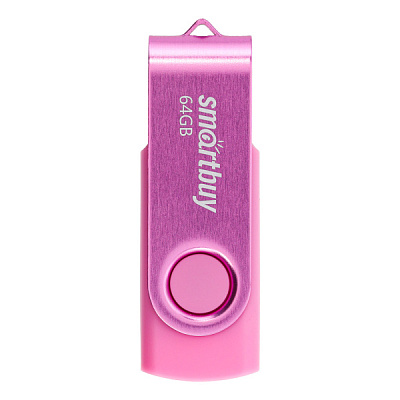 Флэш-диск SmartBuy 64GB Twist розовый