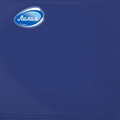 Салфетки Лилия 33х33 2сл 20шт Синий (15)