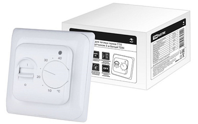 Терморегулятор TDM ТТП 16А с датчиком 3м белый (64)