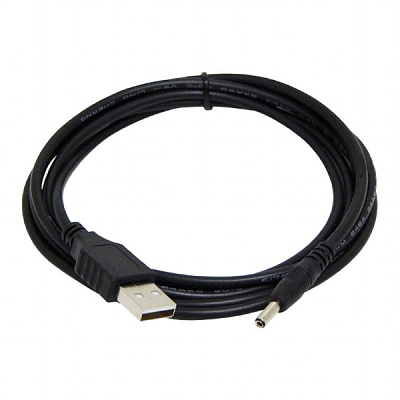 Каб. USB AM-DC 3.5мм 1.8 м для USB-разветвителей Cablexpert медь экран чёрный пакет (200)
