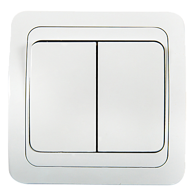 Выкл. CLASSICO 2кл. 2023 белый (10/200)