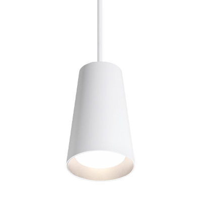 Св-к подвес GU10 P11W белый CONO D70x110