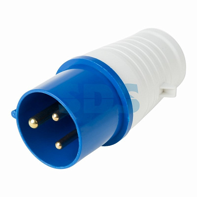 Вилка 023 2Р+РЕ 32А 220В IP44 Rexant (10)
