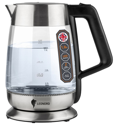 Чайник электр стекло Leonord LE-1508 1.8л 2200Вт (6)